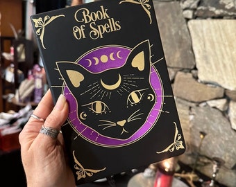 The Witches Cat  Blank Book of Shadows/Journal~
