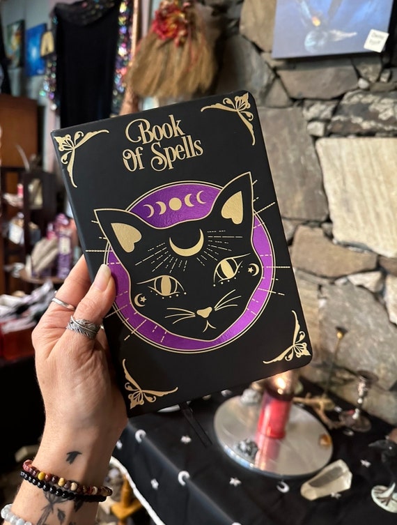 The Witches Cat  Blank Book of Shadows/Journal~