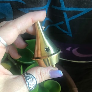 Mini Censer,  Incense Holder~ Gold-tone