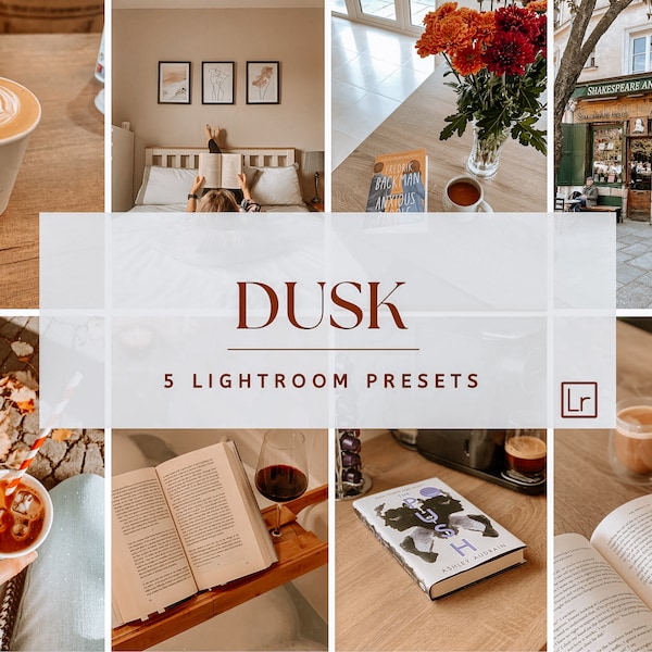 5 Moody Lightroom Bookstagram Presets | Dusk Filter