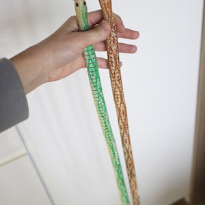 Handmade Flexible Wooden Snake Toy: Wiggly Garden Decor (23/35 Inch) image 3
