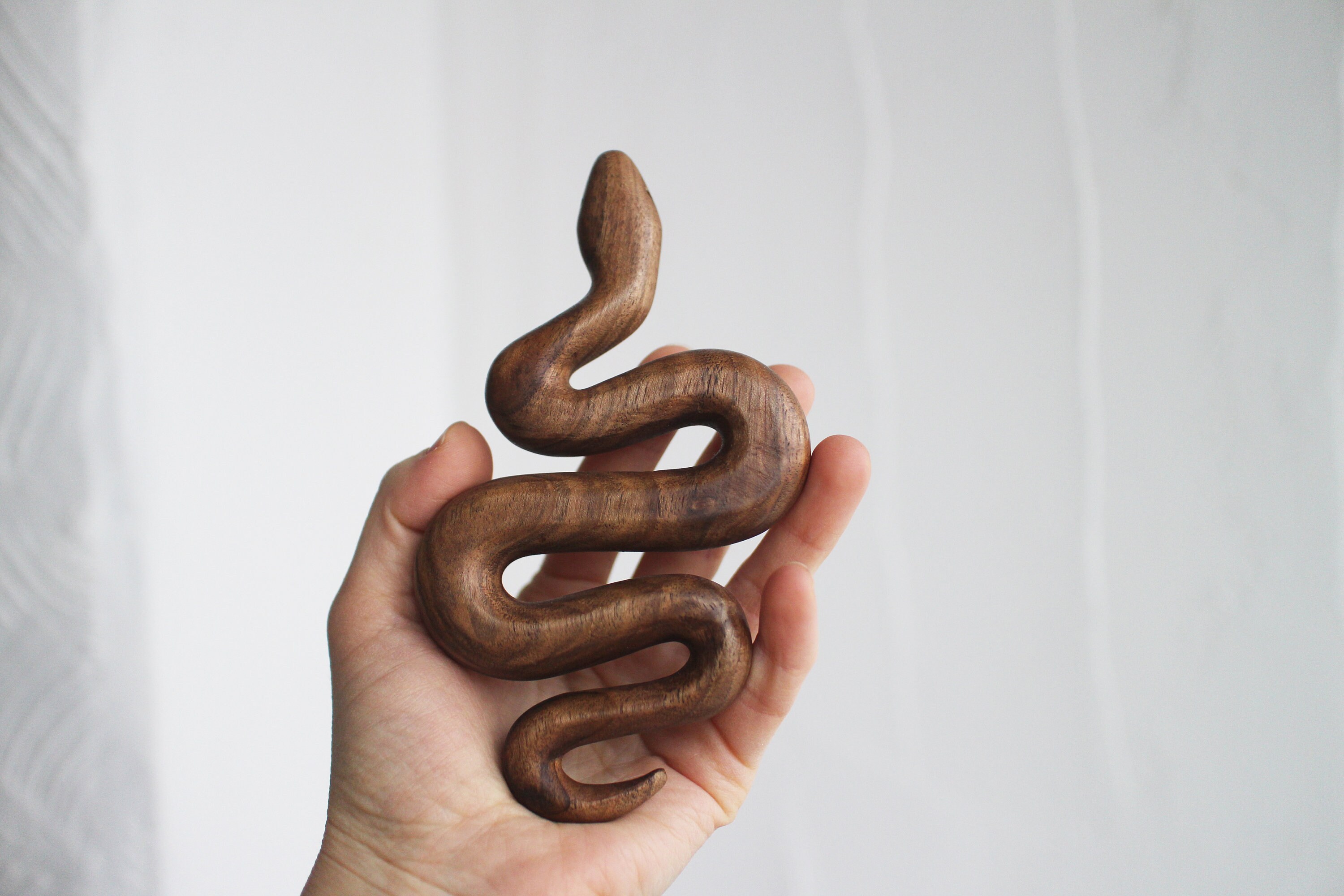 Wooden Snake Wood Snake Toy Snake Wooden Snake Hand Crafted Etsy