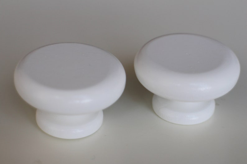 Solid White Wood Knobs New Ringlet White Wooden Knobs and - Etsy