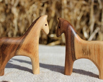 Horse Wooden Toy horse, horse Play toy custom name Personalization, Organic Wood Toys, horse Wooden Play, Wood Toys, Cute Animals