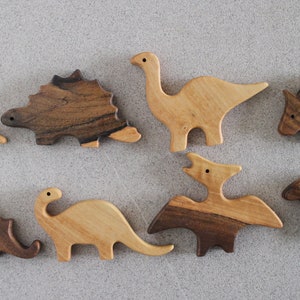 Set Dinosaur Wooden Toy Set dinosaur Diplodocus Triceratops Tyrannosaurus rex Waldorf toys Play Set, Organic Wood Toys, dinosaur Wooden Play