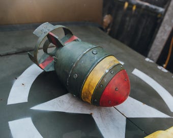 FALLOUT replica Prop - Mini Nuke - 1/1 Scale -Professionally Weathered- 3D PRINT weathering service