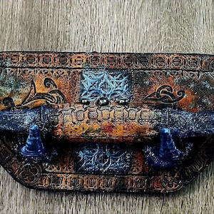 Verzauberter Drachen Horn Bogenständer | Recurve & Langbogen Display | Artisan Bogenschießen Gestell
