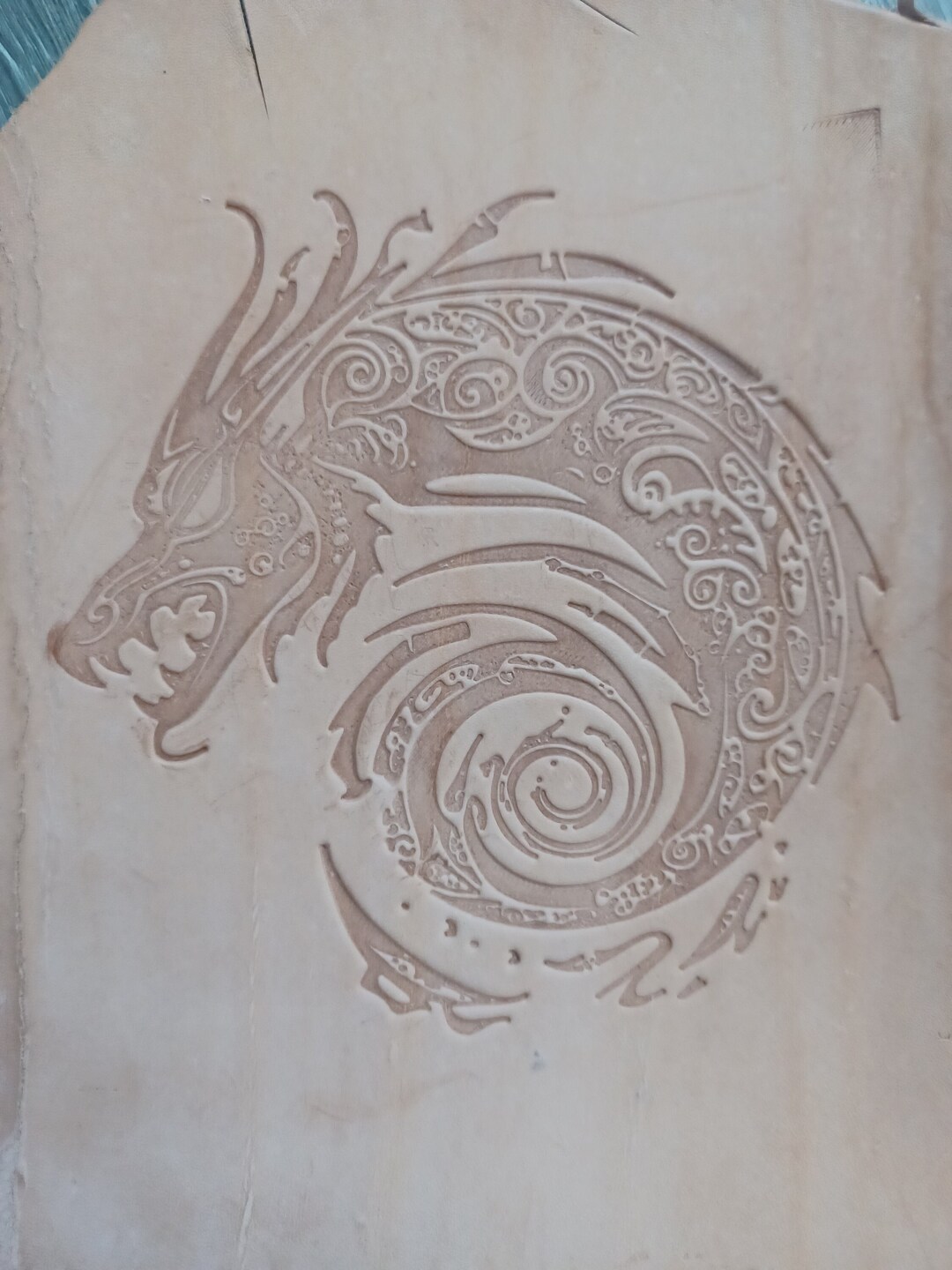 Dragon Leather Stamp, 4x4, Fantasy, Cosplay, Larp Etsy