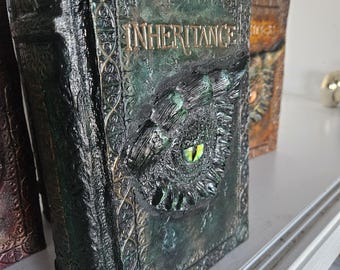Handgeprägtes Leder gebundenbuch • Drachen Emblem, Inheritance Cycle Collector Edition