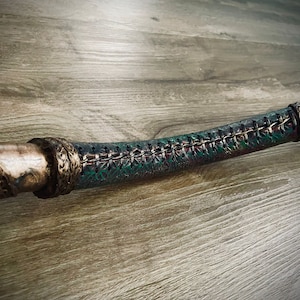 Heirloom Self Bow – Functional Hunting Recurve Bow | Handcrafted Leather Spiral Wrap | Custom Archery Bow for Collectors
