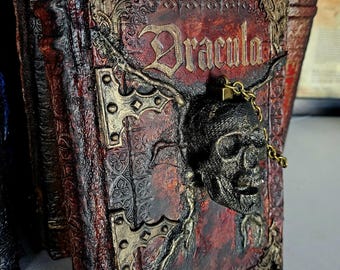 Dracula by Bram Stoker: A Hand Bound Leather Tooled Fine Binding Horror Edition