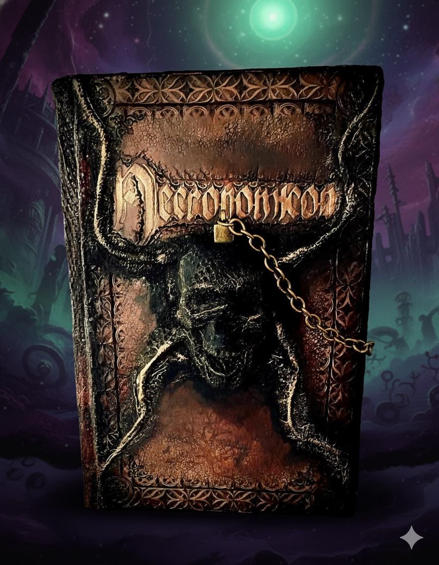 Necronomicon – Leather Collector's Edition | Hand Tooled Lovecraft