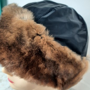 Bucket Hat - Orylag Fur Bucket Hat - Fisherman Style Hat in Natural Orylag Fur