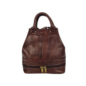 Sac à dos convertible, sac à main en cuir