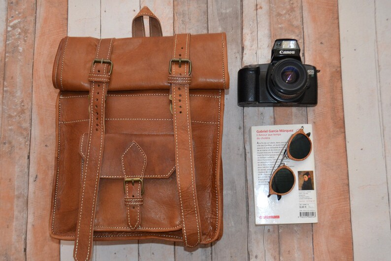 leather ladies backpack bag
