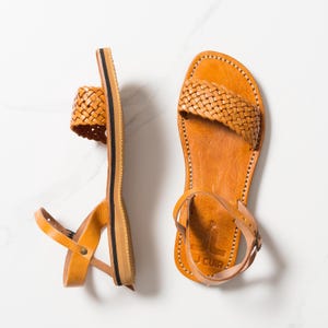 Handmade Leather Sandals for Women – Strappy Summer Shoes, Comfortable Real Leather, Gift Idea for Her