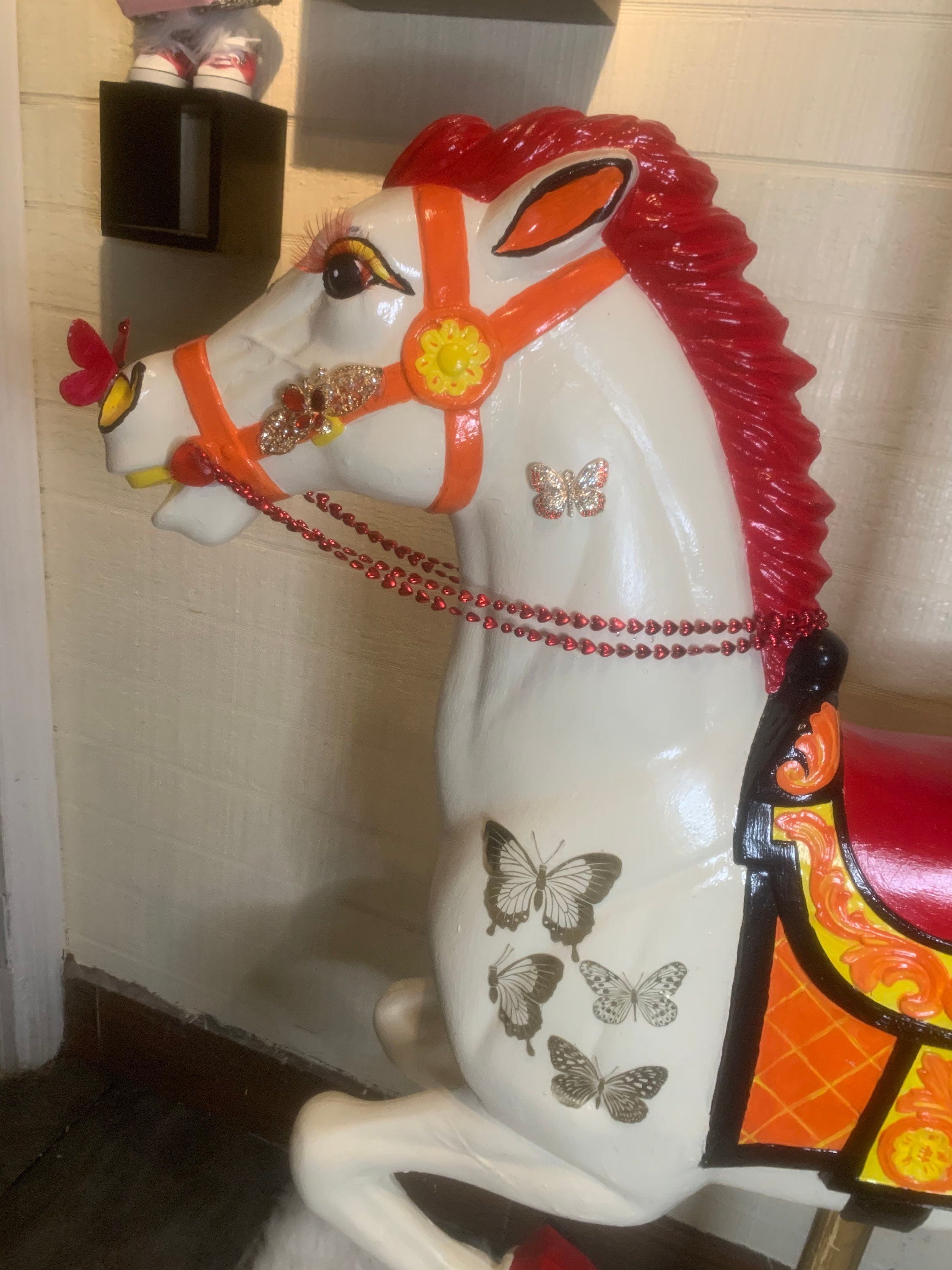 Full Size Carousel Horse Hand Painted Etsy