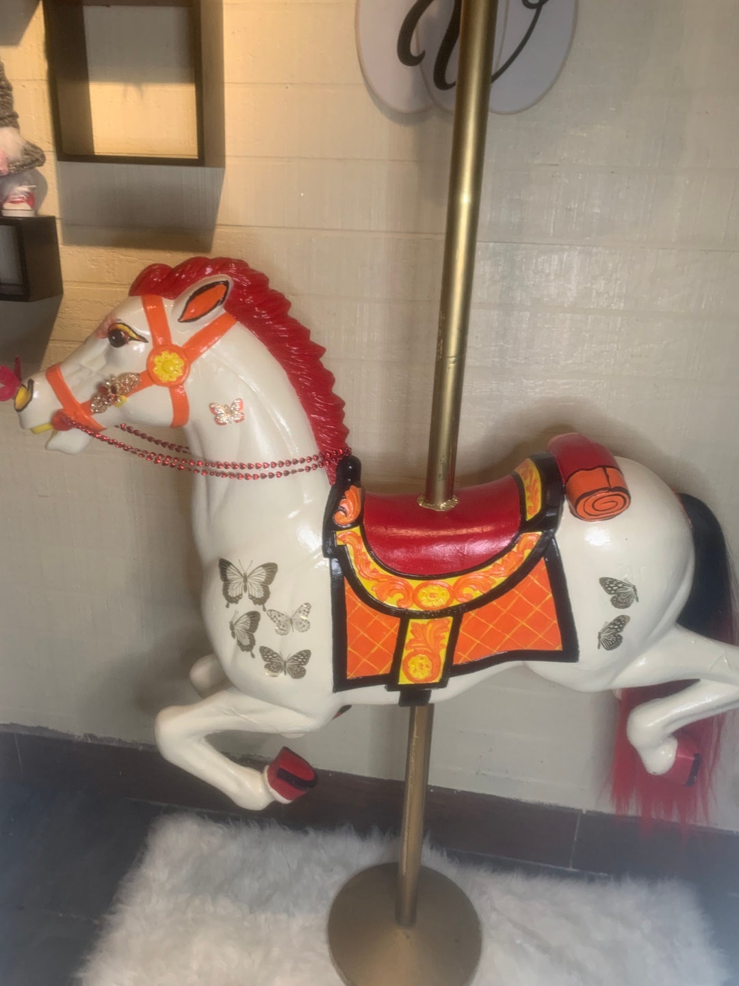 Full Size Carousel Horse Hand Painted Etsy