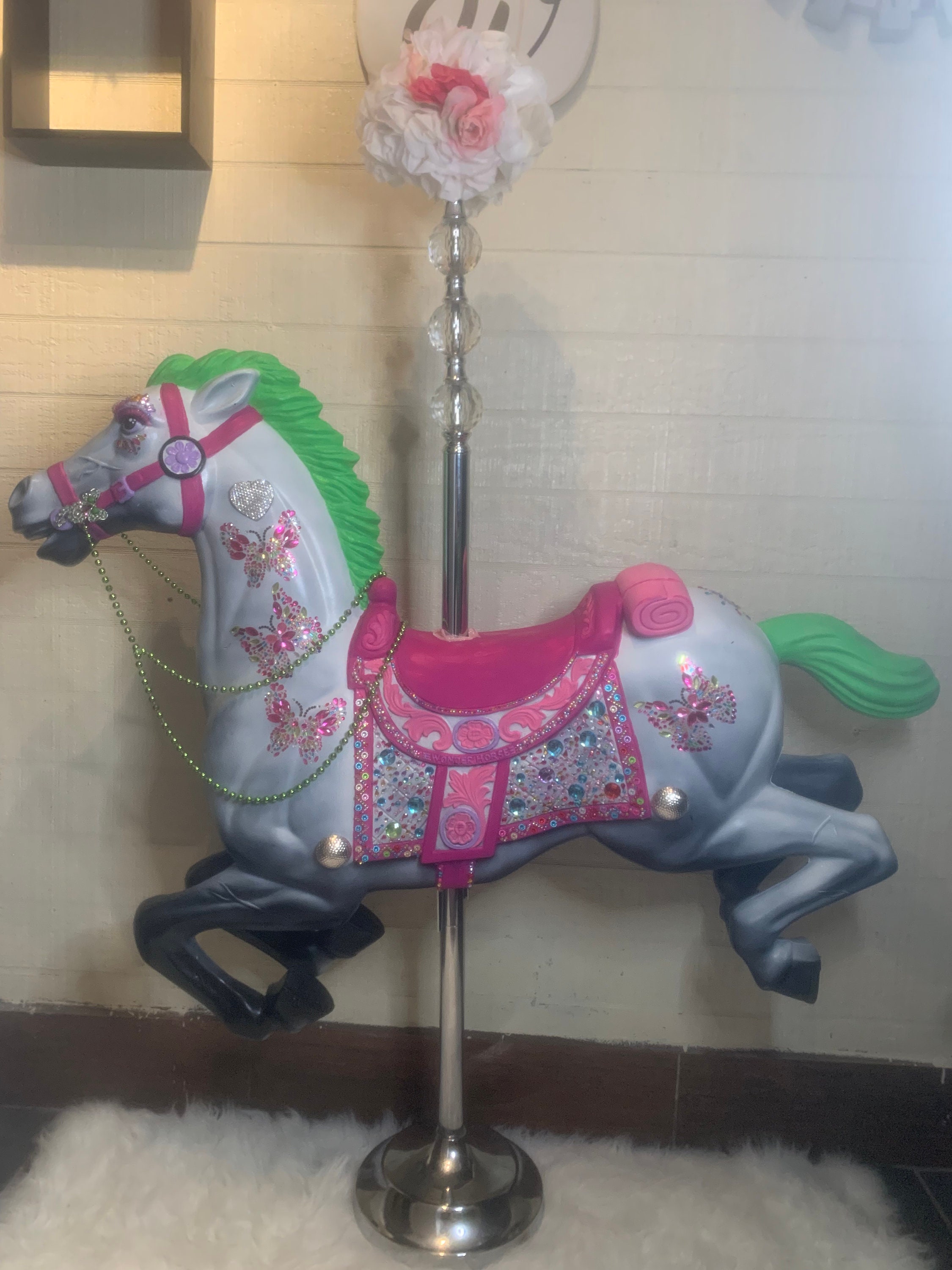 Full Size Carousel Horse Hand Painted Etsy