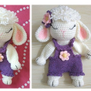 Tutorial/Crochet pattern Doudou sheep PDF FR