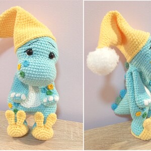 Tutorial/Crochet pattern Doudous dino PDF LADM