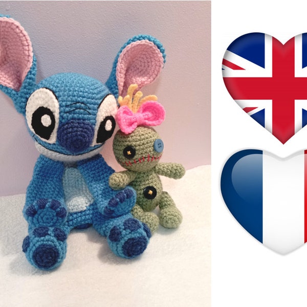 Tutorial/Crochet pattern Stitchounet and his doll PDF LADM