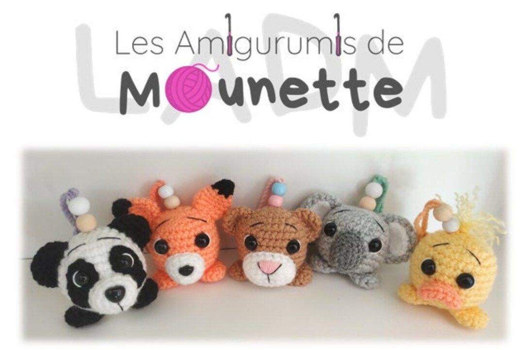 Tutorial/pattern Animal Key Rings Part 2 PDF FR - Etsy