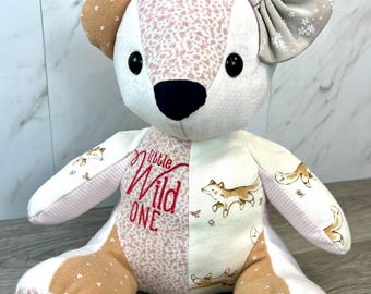 Memory Bear Keepsake from baby clothing