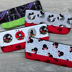 Topolino, Minnie, fan ispirato alla Disney Sacchetto per matite con cerniera
