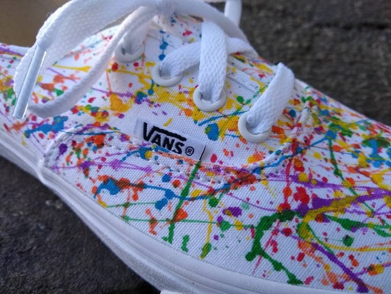 Custom Splatter Paint Shoes 