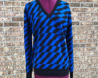 80s/90s Geometric Sweater