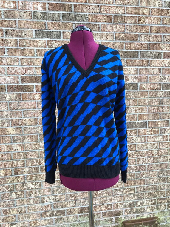 80s/90s Geometric Sweater