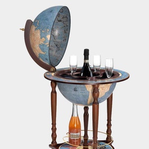 Whiskey globe hot sale cabinet