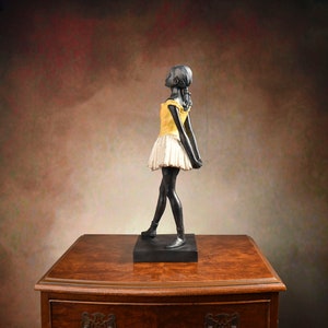 14-Year-Old Ballerina Figurine, Inspired by Edgar Degas, Ballet Dancer on Base, Ideal Gift for Dancers, Home Decor for Living Room