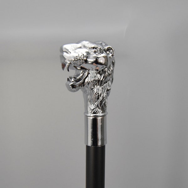 Lion Head Cane Etsy
