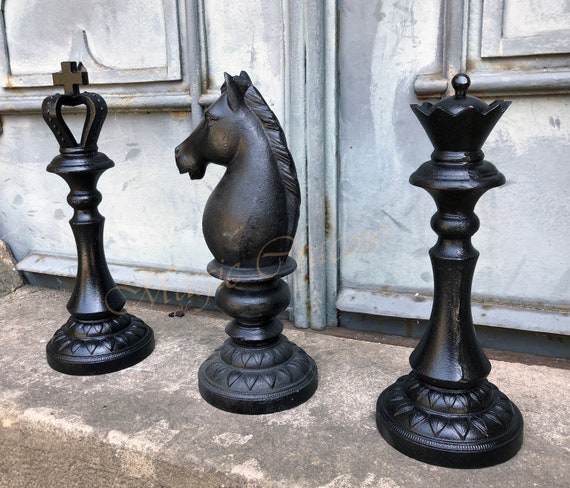 Large Chess Piece King Cast in Resin 