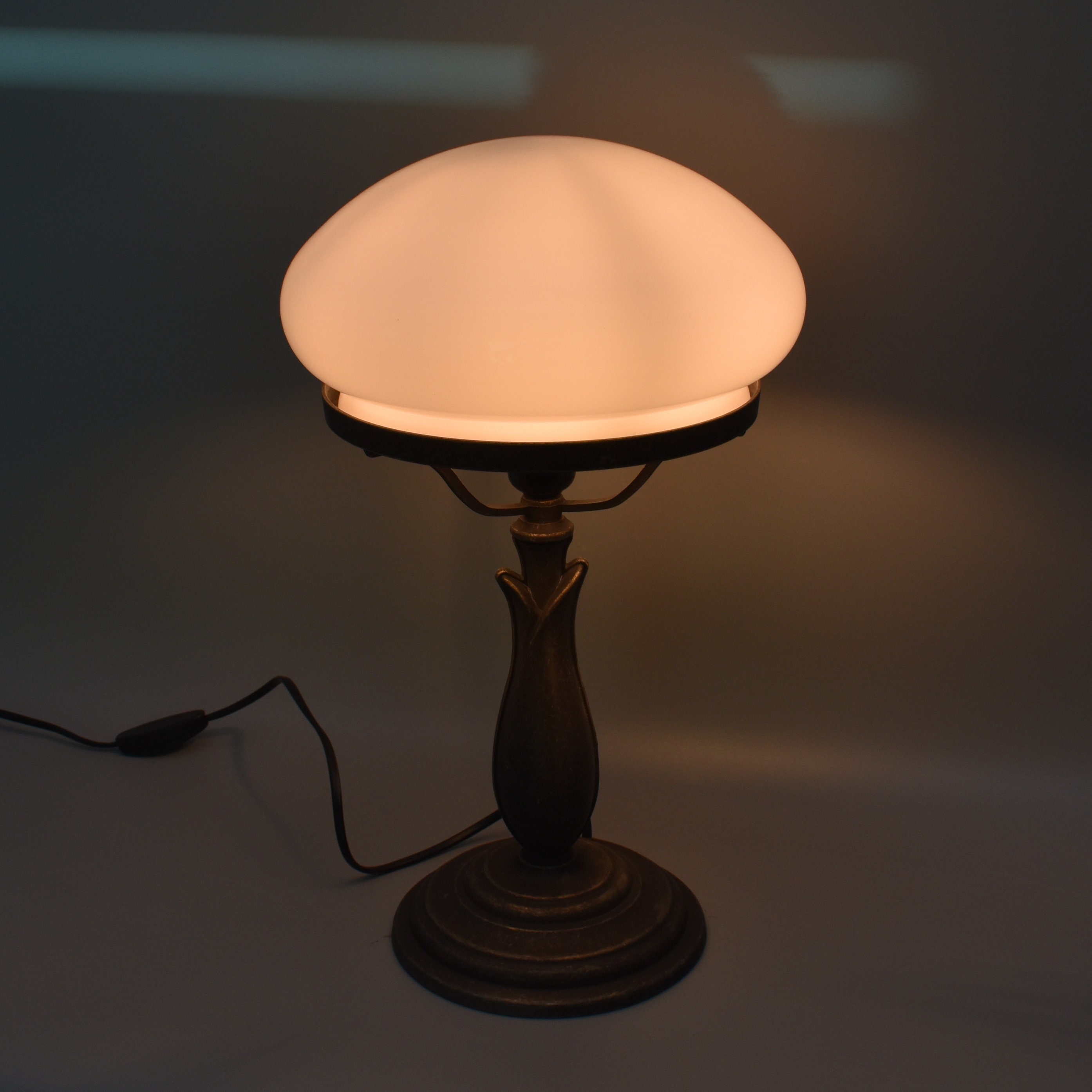 Lampe de banquier avec abat-jour - lampe de table rétro lampe de bureau  lampe de bibliothèque Lampe vintage de banquier au décor des années 1920