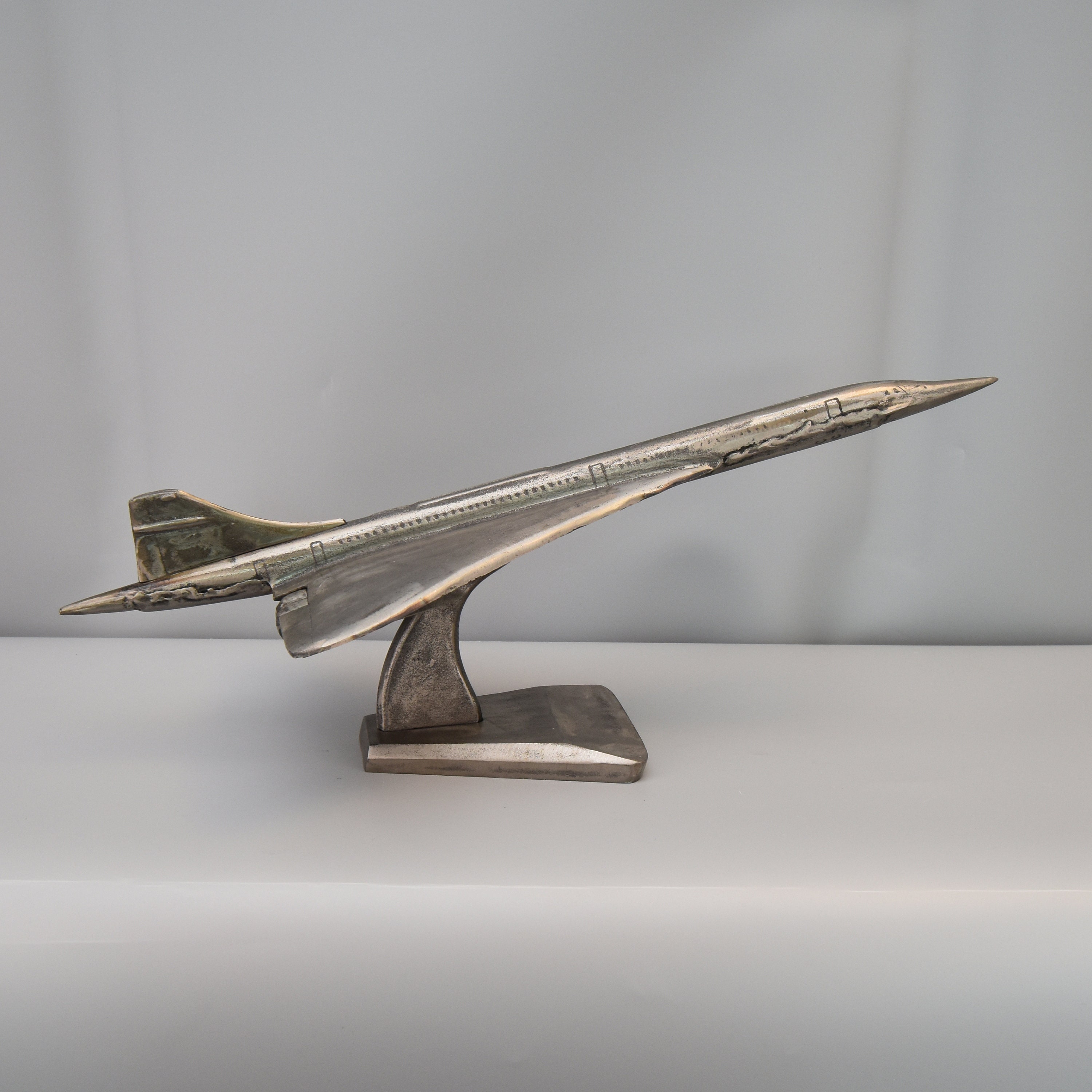Runxizhou Dekohänger Vintage Flugzeug Modell Eisenmodell Metall