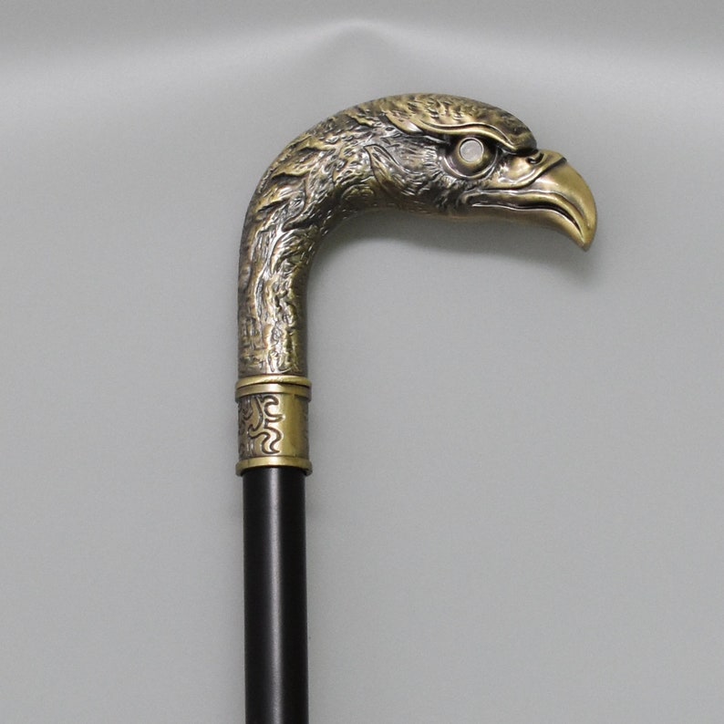 Walking Stick Cane Eagle Head Walking Cane Eagle Handle Etsy