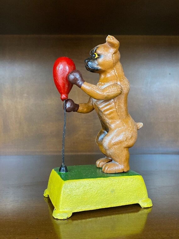 Perro de boxeo Juguete Juguete viejo Hierro - Etsy España
