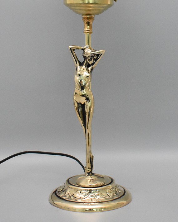 Polished brass lamp deals