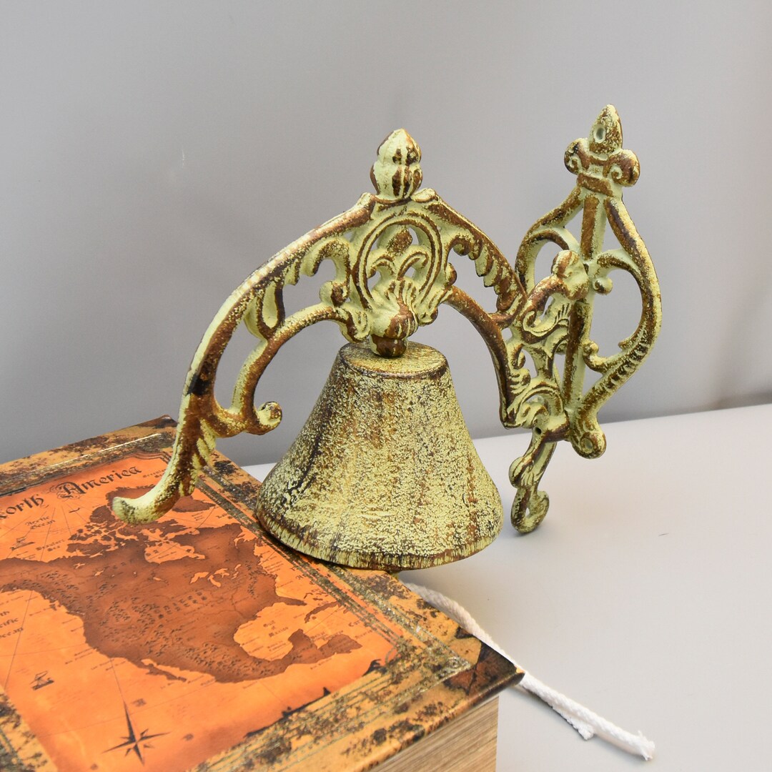 Decorative Door Bell, Bell, Cast Iron Bell, Antique Home Decor