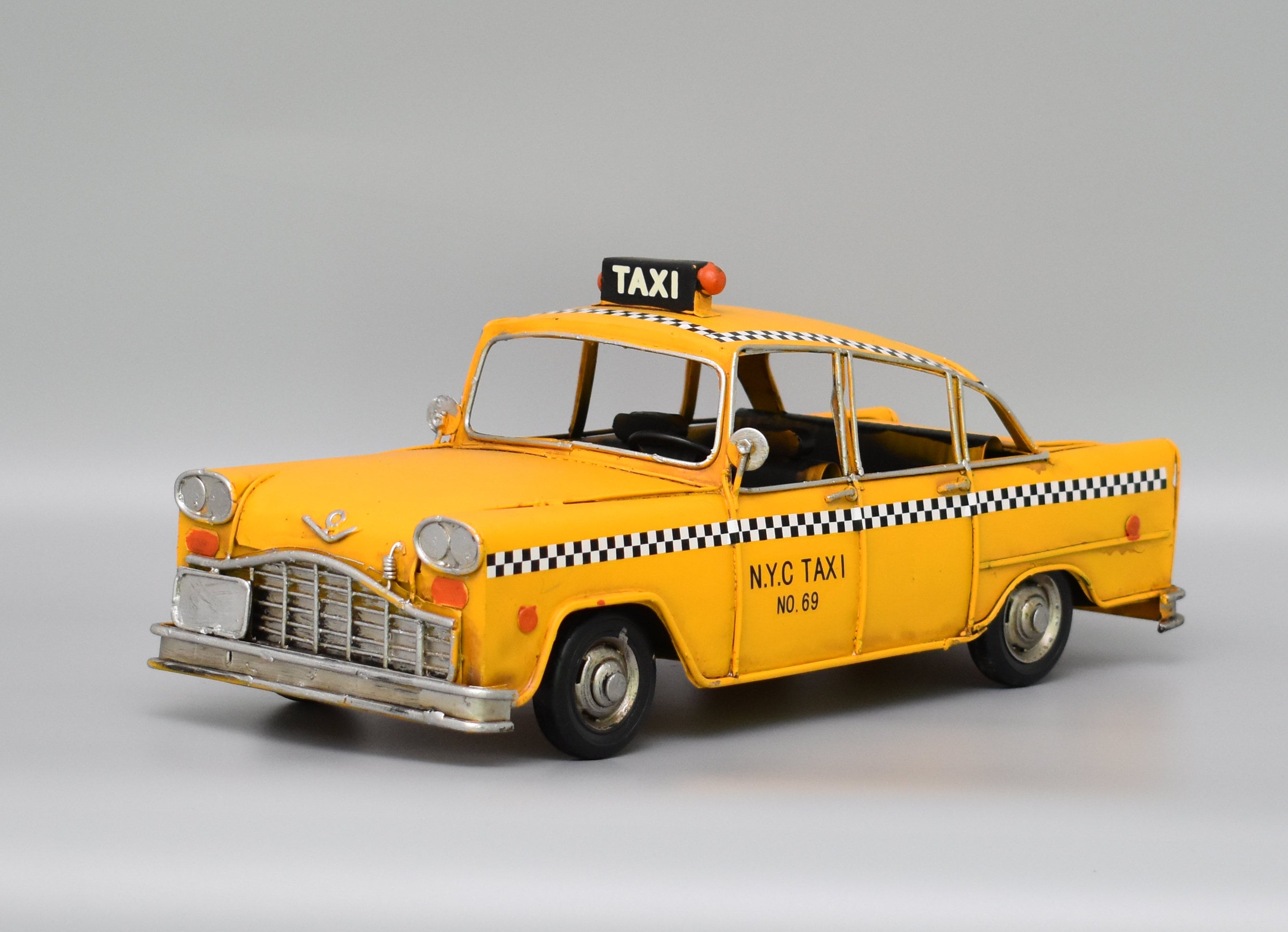 Oude Taxi Metalen Model, Oude Auto, Vintage Speelgoed, Collector