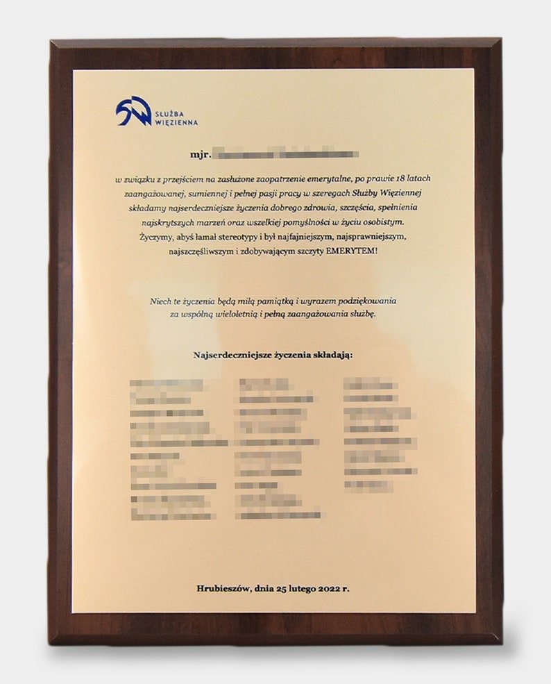 Personalized Engraved Diploma Engraved Plaque on Wooden Board Etsy