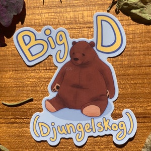 Djungelskog vinyl sticker