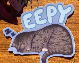 Eepy vinyl sticker