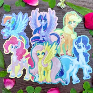MLP Mane Six vinyl stickers
