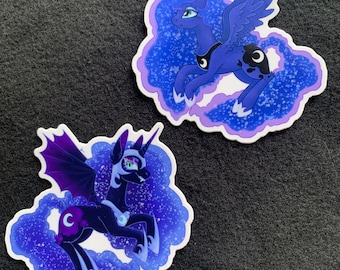 MLP Princess Luna/ Nightmare Moon stickers