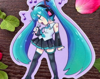 Hatsune Miku Vinyl Sticker - 3 inch