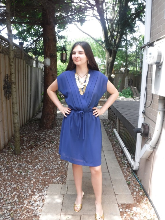 Retro blue Dress